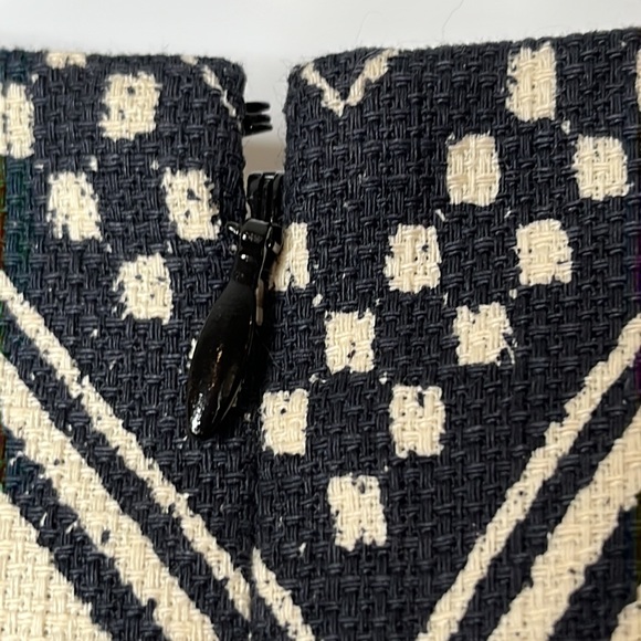 J Crew Womens Dress Shift Cotton Black White Sleeveless Lined 14 PLUS SIZE - Picture 5 of 7